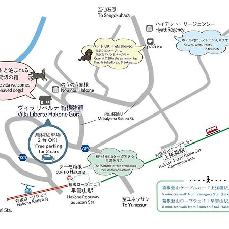 Villa Liberte Hakone Gora מראה חיצוני תמונה